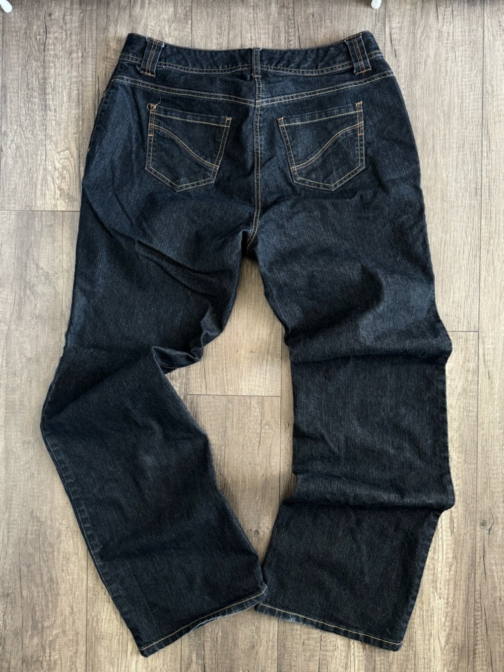Dark Blue Denim Jeans - Picture 2 of 5